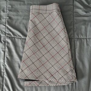 Express Black Plaid Mini Skirt 00